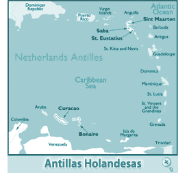 Dutch Antilles Map