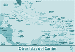 mapa del Caribe