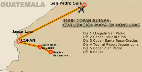 tour copan ruinas civilizacion maya en honduras