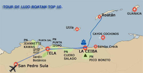 tour lujo roatan top 10